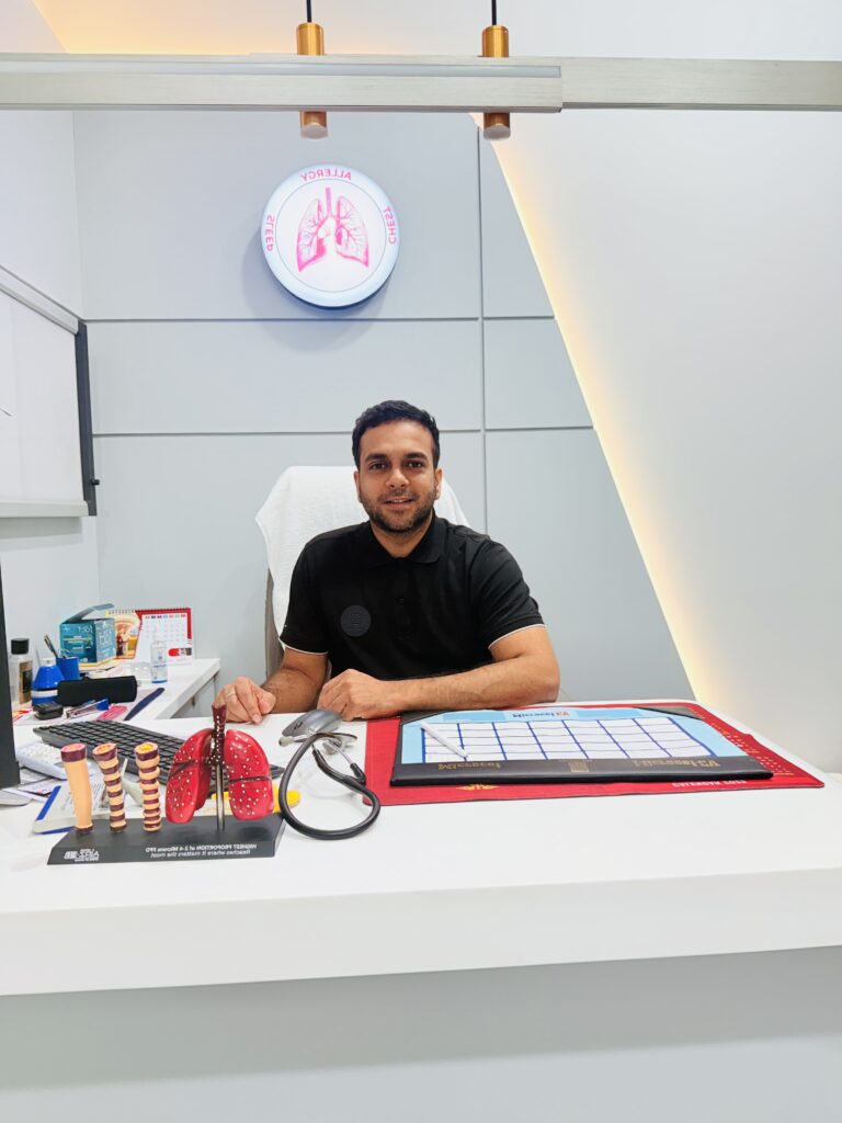 Dr Nitish Gupta, pulmonologist in Agra